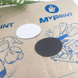 Sublimation Vinyl Oval Magnet 6.5*9 cm