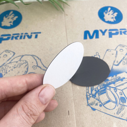 Sublimation Vinyl Oval Magnet 6.5*9 cm
