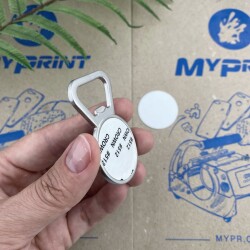 Магніт-відкривачка для сублімації металевий круглий d = 3 см